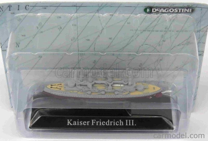 Edicola Warship Kaiser Friedrich Iii Liner Warship Germany 1896 1:1250 Military