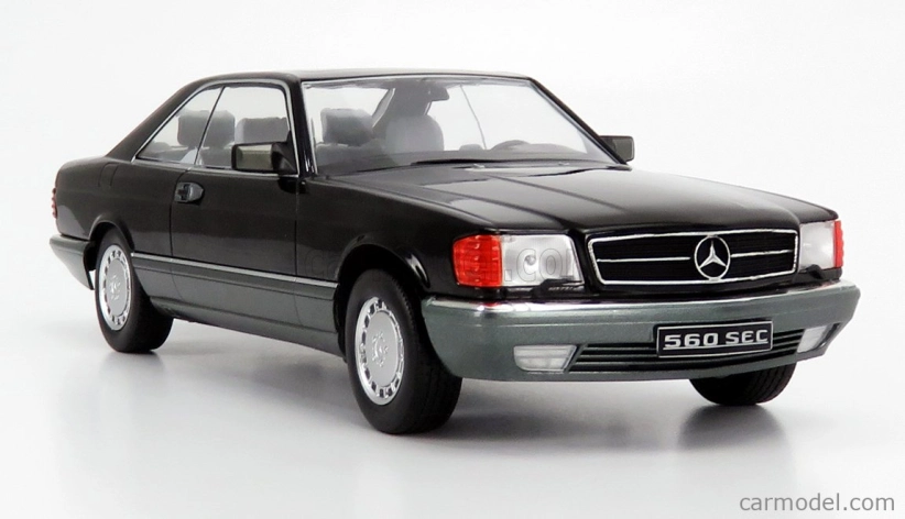 Mercedes benz triedy S 560sec (c126) Coupe 1985 1:18 čierna