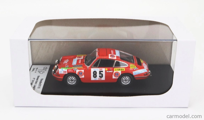 Trofeu Porsche 911s Coupe (night Version) N 85 Rally Tap 1972 Giovanni Salvi - Luigi Valle 1:43 Orange
