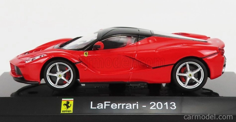 Edicola Ferrari Laferrari 2013 - Con Vetrina - With Showcase 1:43 Červená Černá