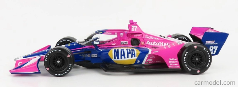 Greenlight Chevrolet Team Andretti Autosport N 27 1:18, růžovomodrá