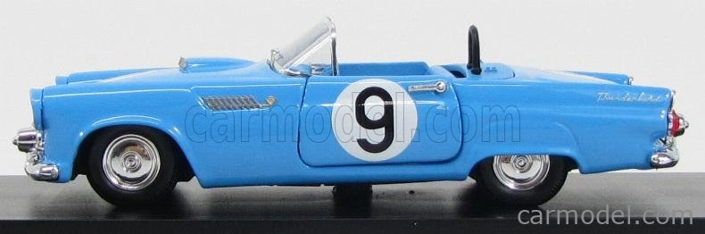 Rio-models Ford usa Thunderbird Cabriolet N 9 Sebring 1955 Scher - Davis 1:43 Světle Modrá
