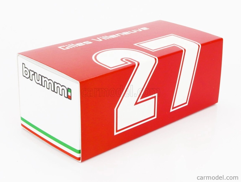 Brumm Ferrari F1 312t4 N 12 Winner Usa Ovest Gp 1979 Gilles Villeneuve - With Driver Figure 1:43 Red