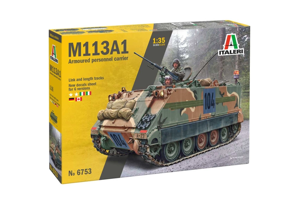 Italeri Tank M113a1 Armoured Personnel Carrier Military 1945 1:35 /