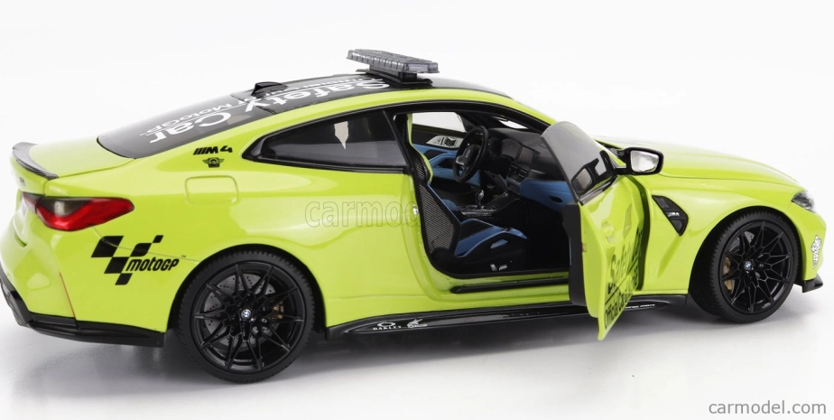Minichamps BMW 4-series M4 Coupe (g82) Safety Car Motogp Season 2020 1:18 Žlutá