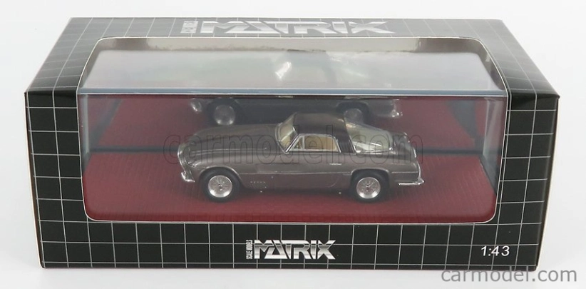 Modely v mierke Matrix Ferrari 250 Europa Vignale Ch.0313eu Coupe 1954 1:43 sivá čierna