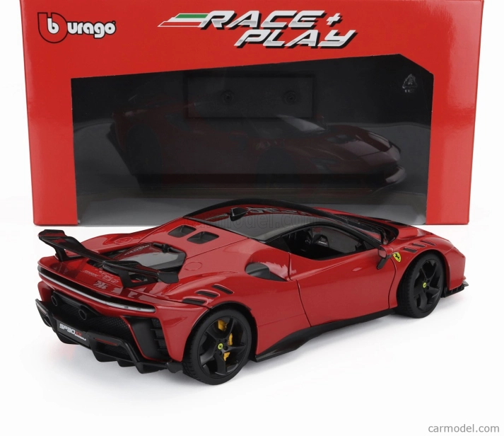 Bburago Ferrari Sf90 Xx Stradale 2024 1:18 Rosso Corsa – červená čierna