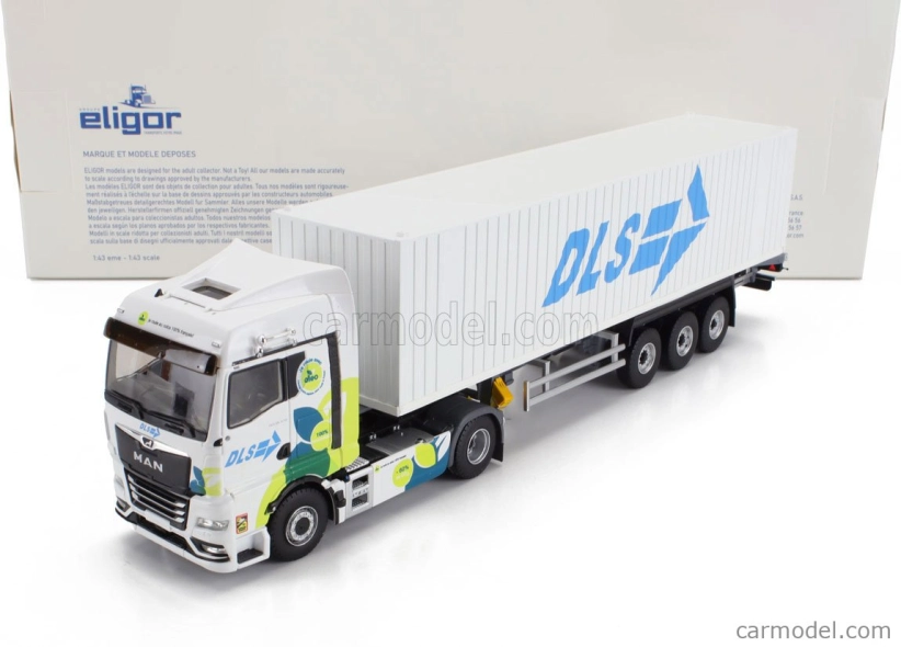 Eligor MAN Tgx 18.470 Cassonato Dls Transports 2021 1:43 Biela