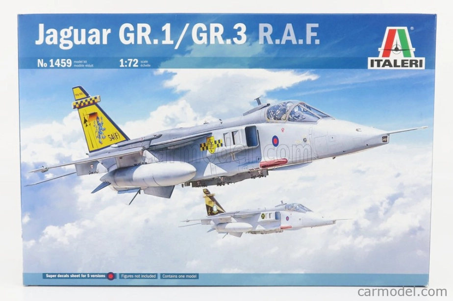 Italeri Jaguar Sepecat Gr.1/gr.3 Vojenské lietadlo 1973 1:72 /