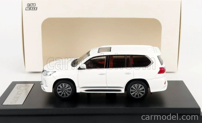 LCD model Lexus Lx570 2018 1:64 Biela