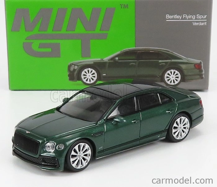 Mini-gt Bentley Flying Spur Lhd 2021 1:64 Green Met