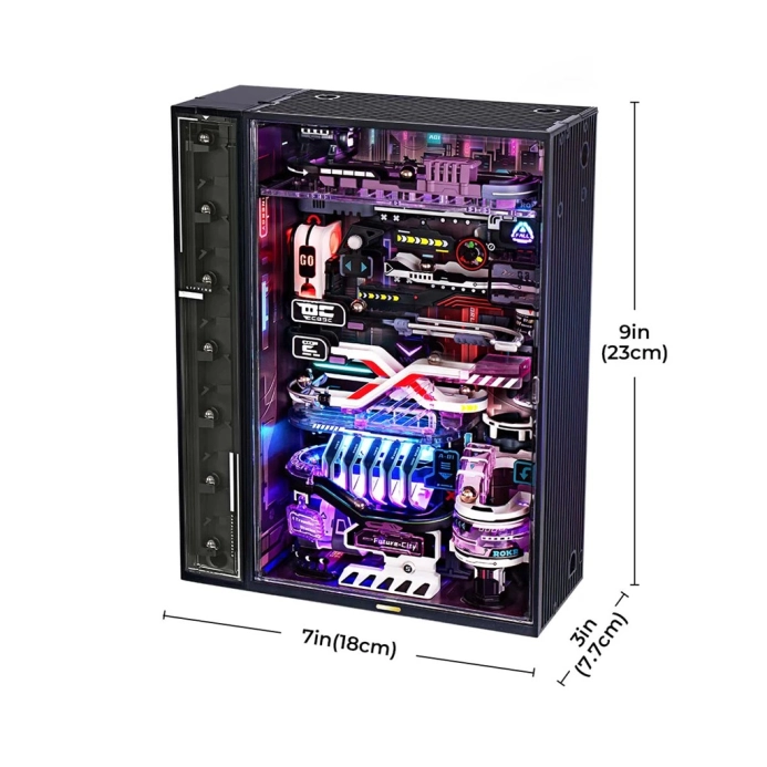 RoboTime 3D mechanická skládačka kuličkové dráhy Město budoucnosti - poškozený obal