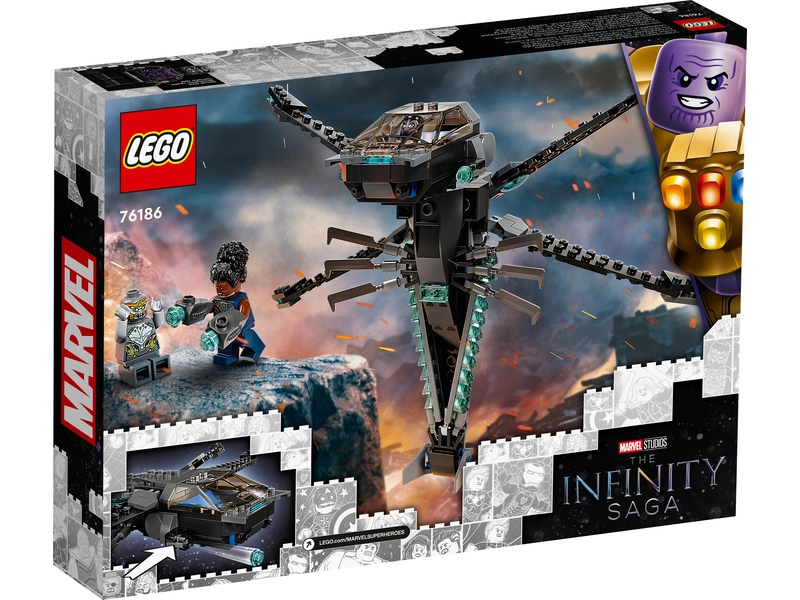 LEGO Super Heroes – Black Panther a dračie lietadlo
