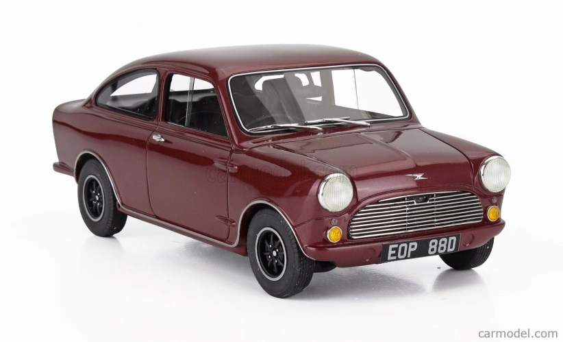 Kultové modely Mini Broadspeed 1966 1:18 Červená