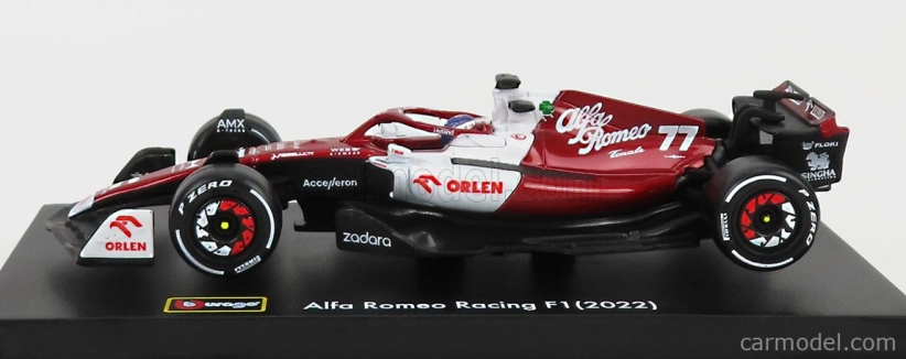 Bburago Alfa romeo F1 C42 Team Orlen Racing N 77 1:43, červená