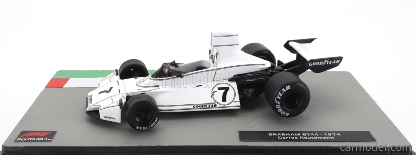 Edicola Brabham F1 Bt44 N 7 Season 1974 Carlos Reutemann 1:43 Bílá
