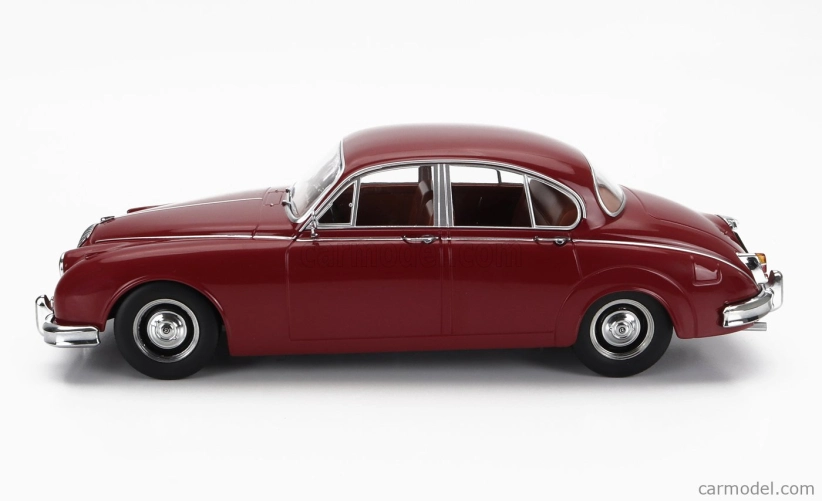 Daimler 250 V6 Lhd 1962 v mierke kk - Hnedý interiér 1:18 Červená