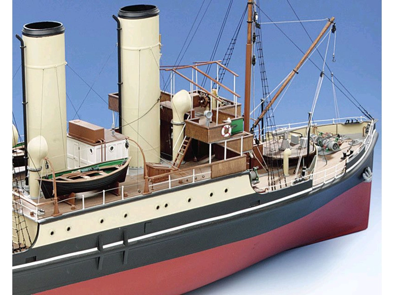 RC stavebnica CALDERCRAFT Resolve zaoceánsky parník 1:48 kit
