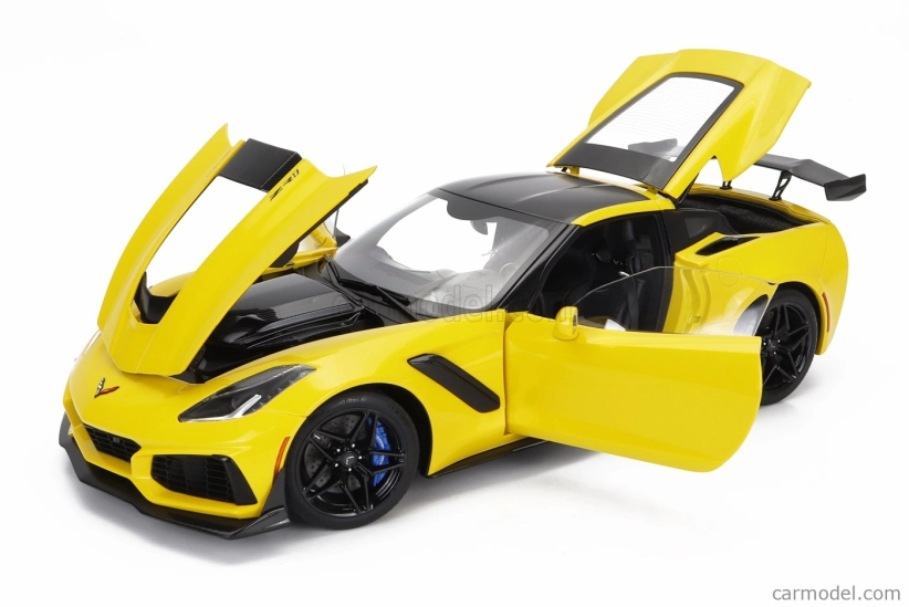 Autoart Chevrolet Corvette C7 Zr1 2017 1:18 Závodní Žlutá