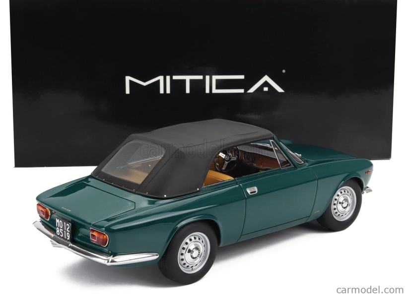 Mitica Alfa romeo Giulia 1600 Gtc Cabriolet Closed 1964 - Interiér Cinghiale 1:18 Verde Pino 216 - Zelená