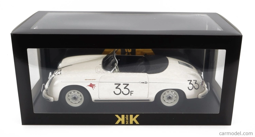 Porsche 356a Speedster N 33 1955 v mierke 1:12 biela