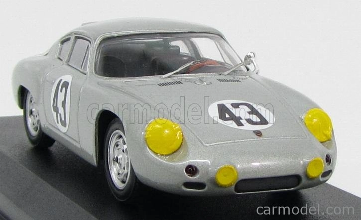 Best-model Porsche 1600gs Abarth N 43 Sebring 1963 E.barth 1:43 Silver