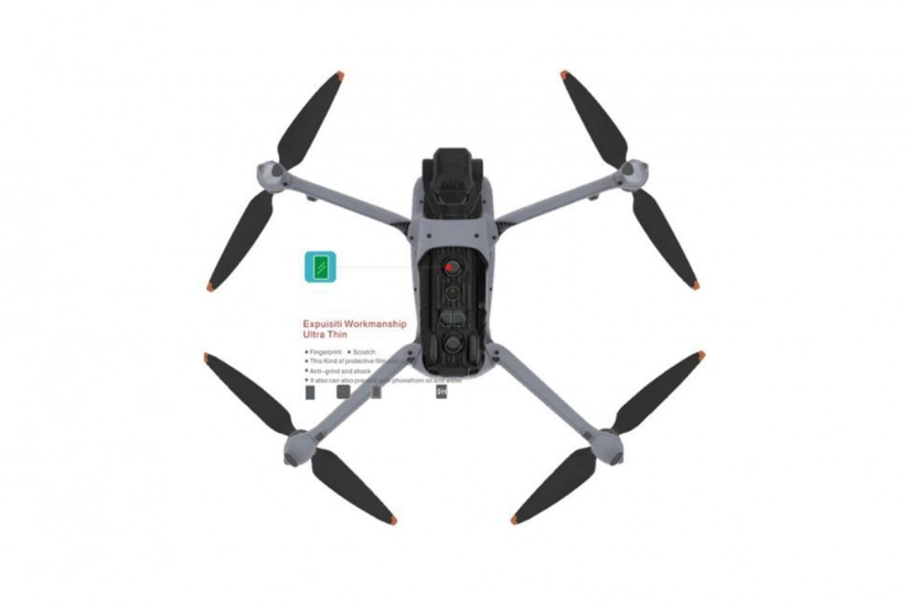 DJI AIR 3 - Skleněná ochrana objektivu a senzory