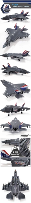 Model Kit lietadlo 12591 - F-35A Lightning II "1000th" (1:72)