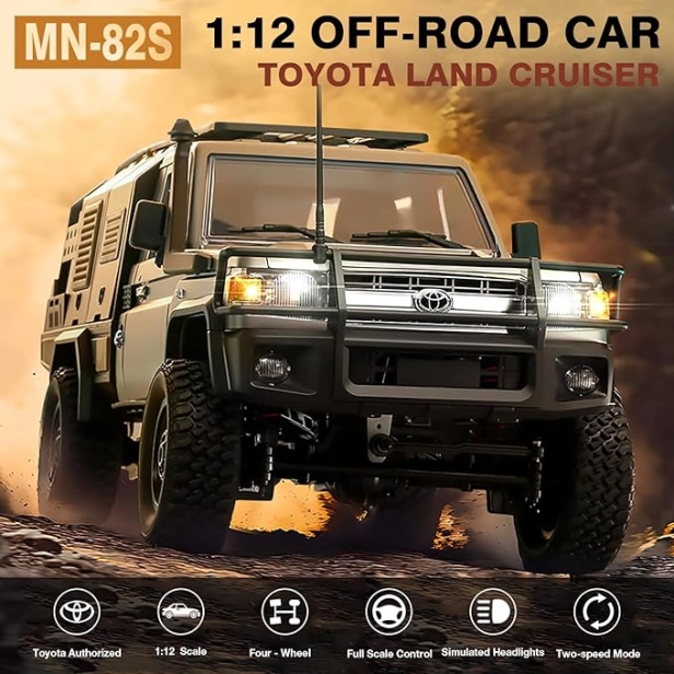 RC auto Land Cruiser Supertourer Toyota, stříbrná + náhradní baterie