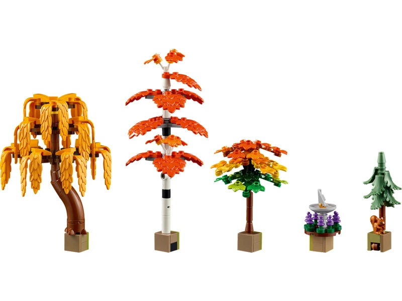 LEGO Icons - Chata a podzimní zahrada