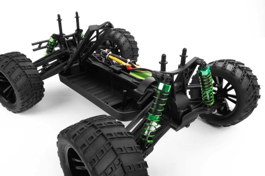 BAZAR-RC auto KAVAN GRT-10 Thunder Brushless 2,4 GHz 4WD Monster Truck 1:10, modrá