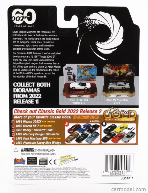 Johnny lightning Toyota Set dvou modelů James Bond 007 1:64
