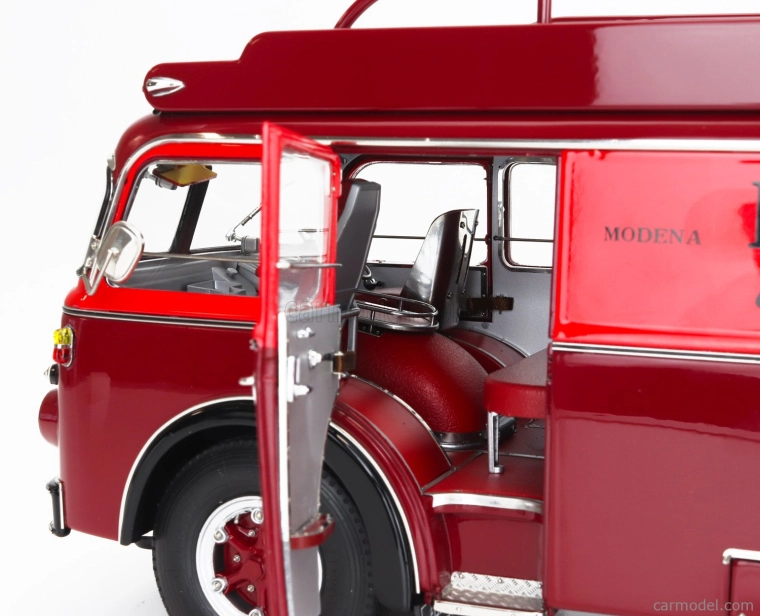 Cmc Fiat 642rn2 Truck Bartoletti F1 Ferrari Car Transporter 1957 1:18 Červená