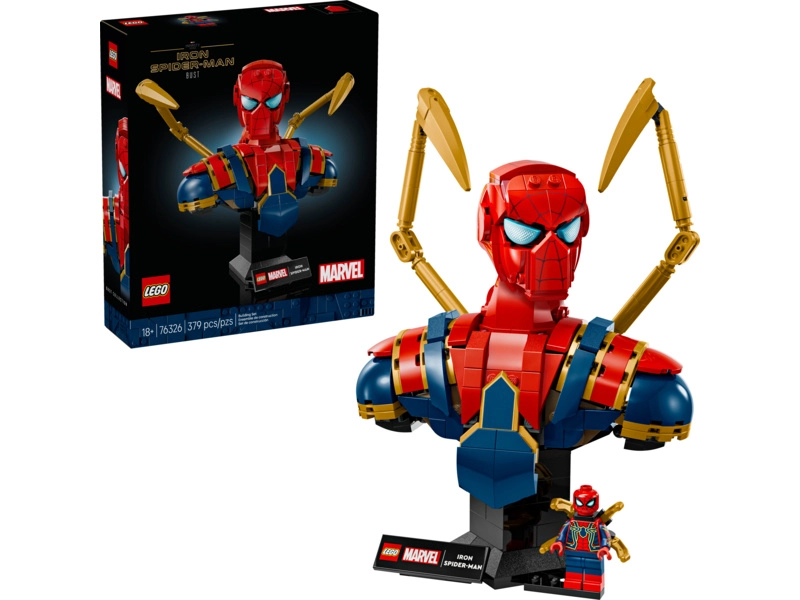 LEGO Marvel - Busta železného Spider-Mana