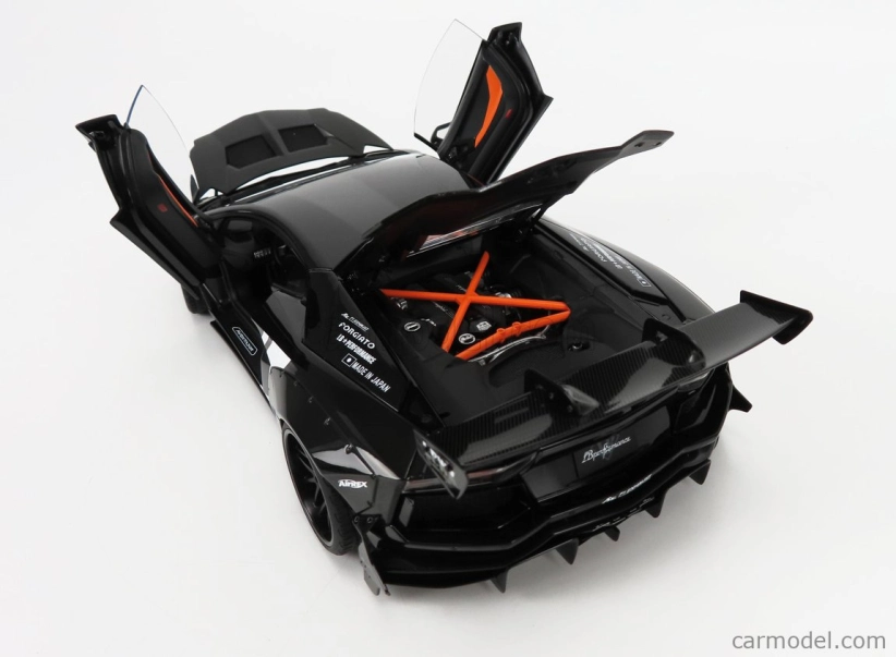 Autoart Lamborghini Aventador Liberty Walk 2017 1:18 čierna