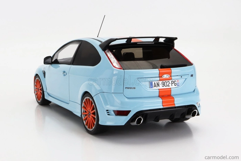 Otto-mobile Ford england Focus Rs Mkii 2010 - 24h Le Mans Tribute 1:18 Světle Modrá Oranžová