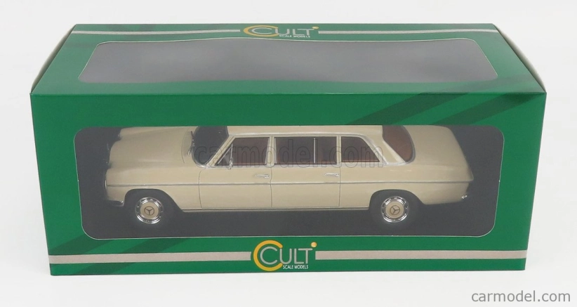 Kultové modely Mercedes benz 230 (w114) Lang Limousine Lhd 1970 1:18 Biela