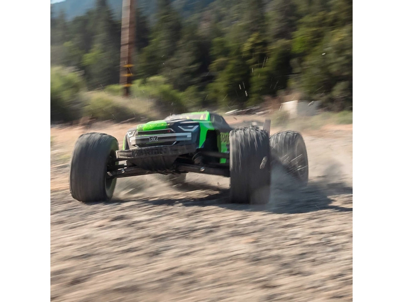 RC auto Arrma Kraton 6S V6 BLX 1:8 4WD RTR, modrá/růžová