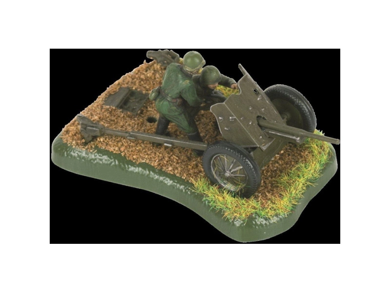 Zvezda figúrky – sovietske protitankové delo 45 mm (1:72)