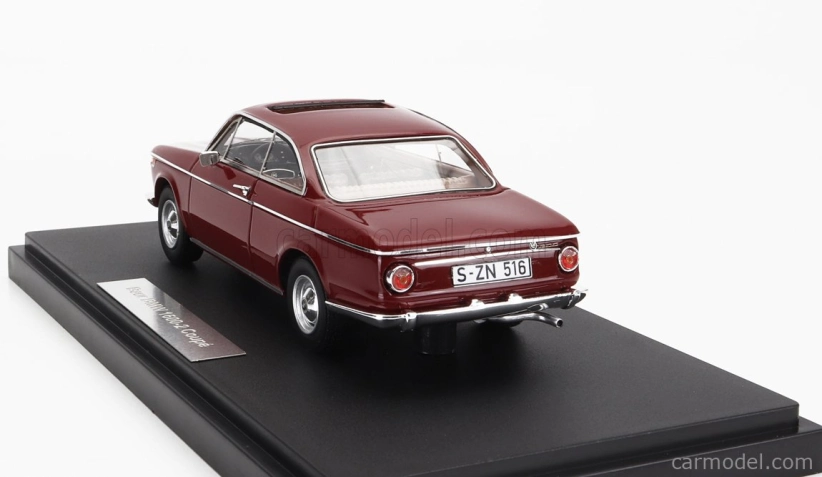 Matrix scale models BMW 1602 Baur Coupe 1967 1:43 Red