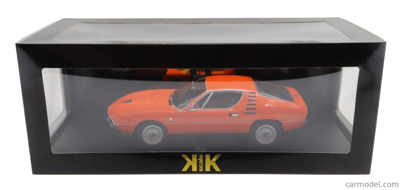 Kk-scale Alfa romeo Montreal 1970 - Black Interior 1:18 Orange