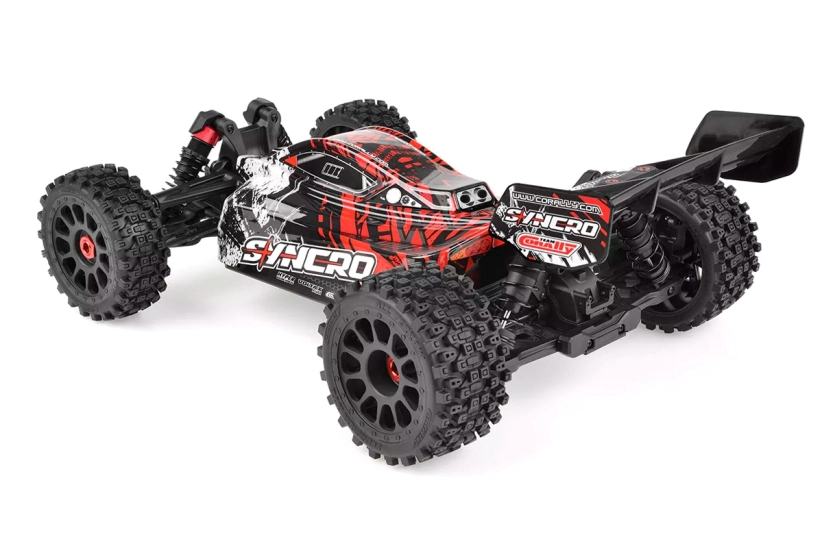 RC auto SYNCRO – BUGGY 2WD 3-4S – RTR, červená