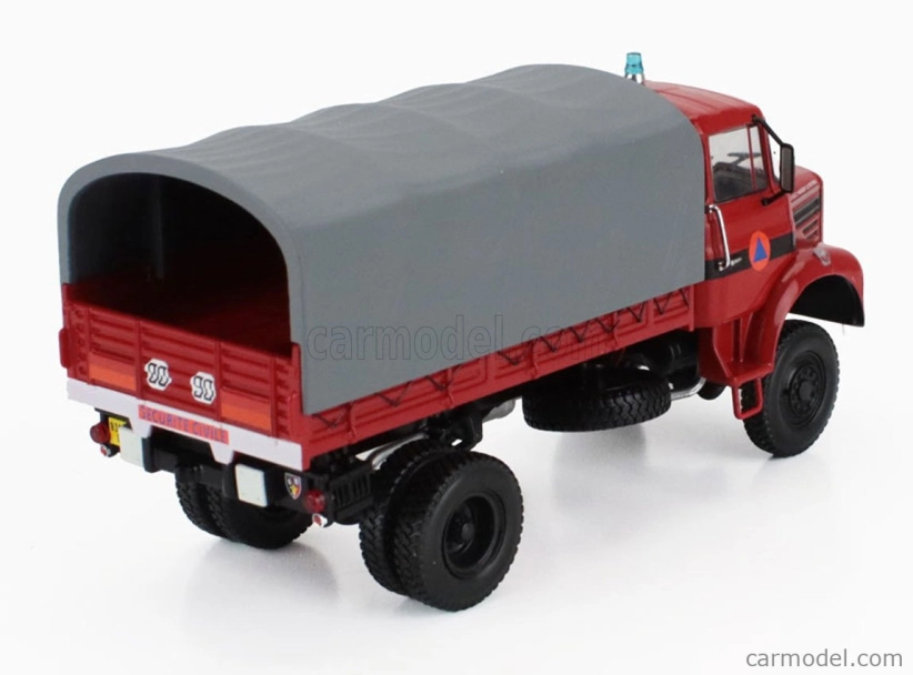 Edicola Berliet L64 8m3 4x4 Truck Telonato Seguiridad Civil 2-assi 1968 ...