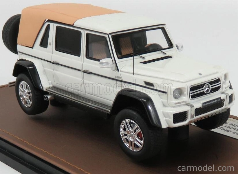 Glm-models Mercedes benz G-class G650 Landaulet Closed Maybach 2017 1:43 Bílá