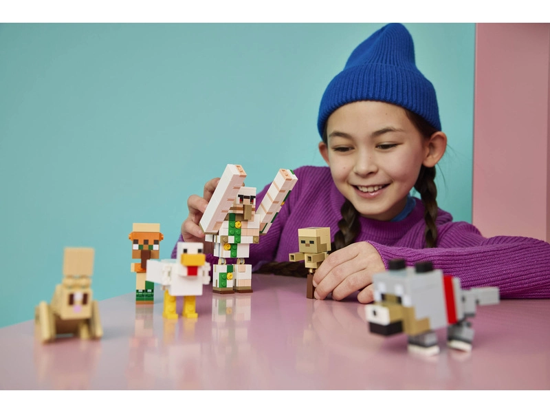 LEGO Minecraft - Kuřecí žokej a útok v poušti