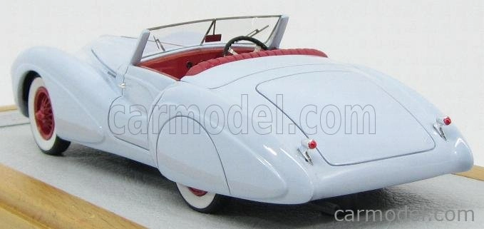 Chromes Talbot Lago T150 Spider Roadster Saoutchik 1939 1:43 Velmi Světle Modrá
