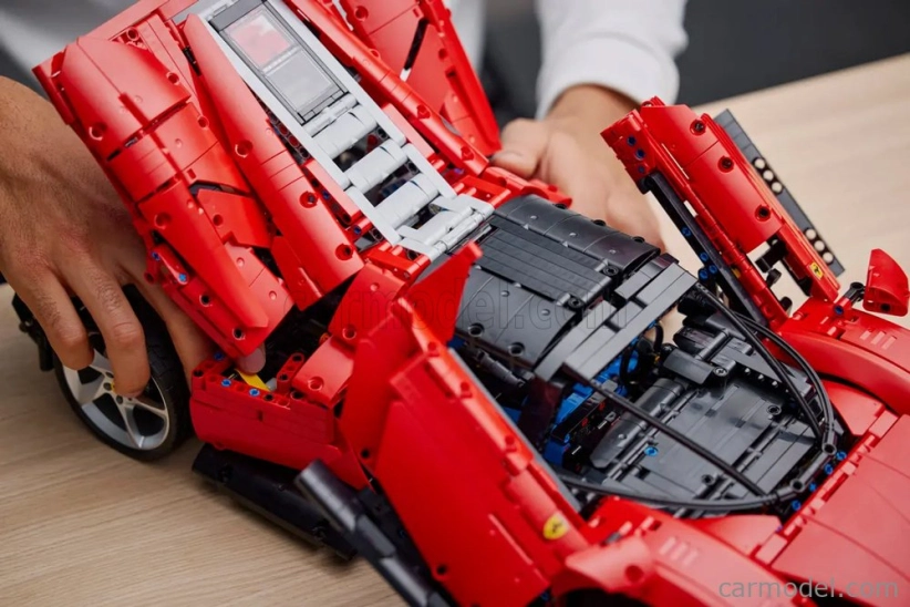 Lego Ferrari Lego Technic - Daytona Sp3 2022 - 3778 Pezzi - 3778 Pieces 1:8 Red