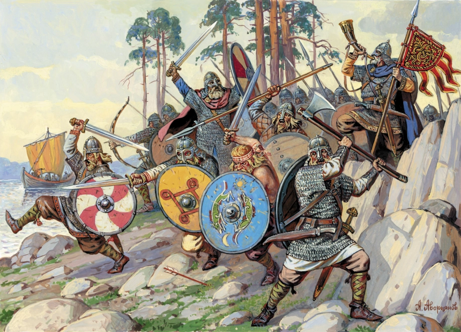Zvezda figurky Vikings (1:72)