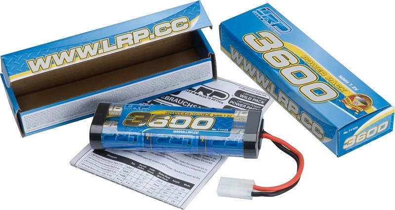 Power Pack 3600 – 7,2 V – 6-článkový NiMH Stickpack