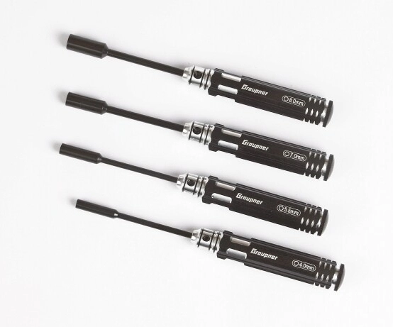 Nástrčné kľúče - metrické - ALU verzia SET: 4,0 5,5 7,0 a 8,0 x 106 mm - (4 ks)